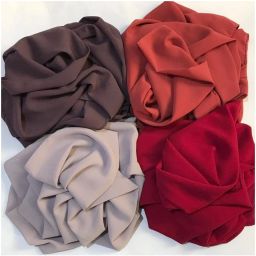 Solid Georgette Women Multicolor Faux Turtleneck Neck Cover, Scarf, Bluetooth Scarf, Fancy Scarf, Stole-image-90