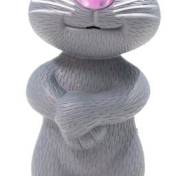 Plastic Musical Talking Tom Cat (grey) (Grey)-image-15