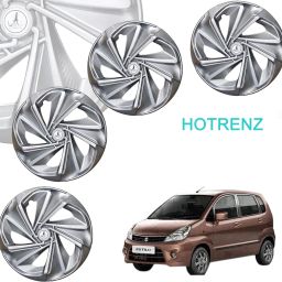 CAR WHEEL CAP/ WHEEL COVER TWIST "SILVER" 13 INCH Wheel Cover For Maruti Zen Estilo, Esteem, Eeco, S-Presso Lxi, i10, Alto K10, A-Star, Accent, Spark, Indica-image-80