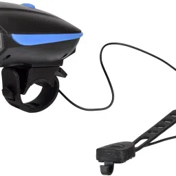 Bicycle USB Rechargeable 3 Mode LED Light and Horn (2 in 1) Blue LED Front Light-22