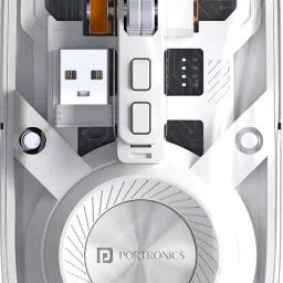 Portronics Toad 8 Transparent Wireless Mouse, Bluetooth + 2.4GHz, Rechargeable, Silent, Wireless Optical Mousewith Bluetooth-28