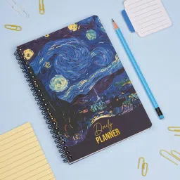 Wiro-Bound Undated Daily Planner|5.7x8.25",80gsm|3 Months Schedule,To-Do List A5 Planner Ruled 175 Pages-6