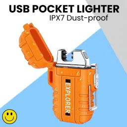 Explorer USB Rechargeable Lighter FlamelessARC Waterproof Pocket SizeLighterB425 Explorer USB Rechargeable Lighter FlamelessARC Waterproof Pocket SizeLighterB425 Pocket Lighter-image-56