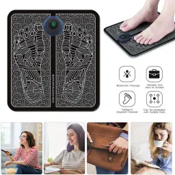 Foot Massager Electric Foot Massage Pad Feet Muscle Stimulator Massager Mat-image-2