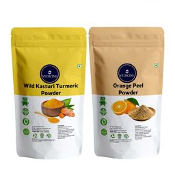 VEDICINE Wild Kasturi Turmeric & Orange Peel Powder Face Pack Mask -100g Each-48