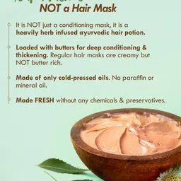 Nat Habit Set of 3 Neem  Bhringraj Blend Hair NutriMask For Anti-Dandruff - 40g Each image 2