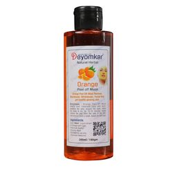 Deyomkar Unisex Orange Natural Herbal Peel-Off Mask for Glowing Skin 200 Ml-32