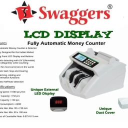 SWAGGERS red display fully automatic money counter. Note Counting Machine image 4