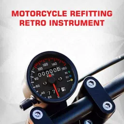 showride stylish Odometer Speedometer LED Backlight Neutral Headlight Analog Speedometer image 2