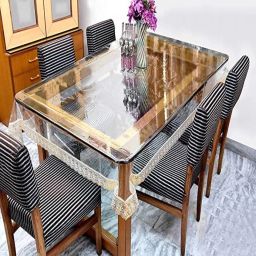 Plaid 6 Seater Table Cover-image-32