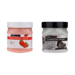FEELHIGH Strawberry Face Scrub & Charcoal Face Mask 1000gm-27