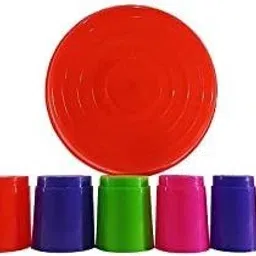 smartcraft Ring Toss Quoits Hoopla Throw Game for Kids (Multicolor) Pack of 1 Rattle image 5