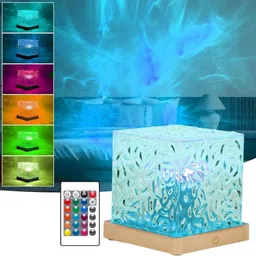npu 3D Ocean Wave Projector Lamp Romantic LED Night Light With Remote_NP153 Night Lamp-picture-4