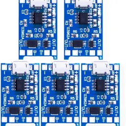 HUBX TP 4056 /TP4056 18650 3.7V LI-ION BATTERY CHARGING MODULE BMS PROTECTION- 5 PCS-32