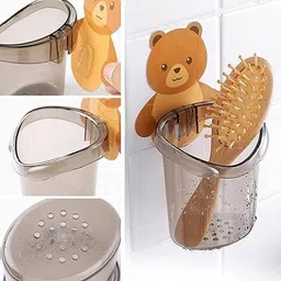 webdealz Easy to Install Self Adhesive Wall Mount Teddy Bear Holder/Organizer x1.436 Stationery Organizer-picture-6