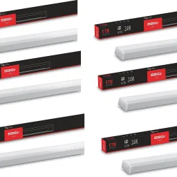 Essenza+ 24 Watt Led Tube light Battens With High Lumens (White , Cool Day Light) With 2 Years Warranty (Cool White) Pack of 6 24 W 100 cm Tube Light-16