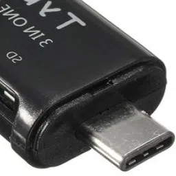 MX 3 in 1 USB3.1 Type C , Micro & USB 2.0 Memory Card_Reader & OTG for Android Mobile Phone Card Reader image 2