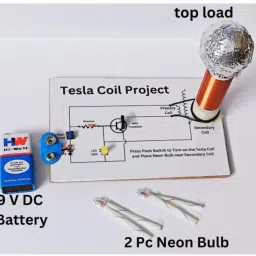 esptronics Tesla Coil Science Project Experiment Kit Working Model for Class 12 Students image 3