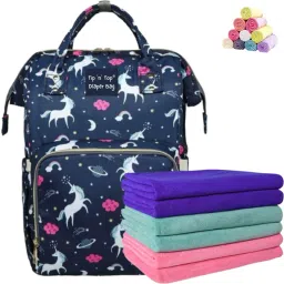 Maternity, Travel Diaper Backpack with Waterproof Dry Sheet, 1 Pc (100CM X 70CM) Diaper Bag & Dry Sheet Combo-10