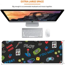 AlexVyan Video Gaming Anti-Fray Water Resistant Computer Keyboard Mouse Mat Large Mousepad image 4