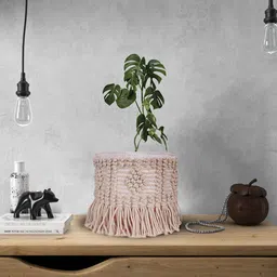 ASTRID Beige Self Design Laundry Basket-7