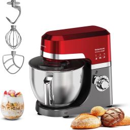 Mixing Chef Stand Mixer|5.3L SS Bowl |With Whisking Cone,Beater|Dough Atta Maker 1200 W Mixer Grinder-image-8