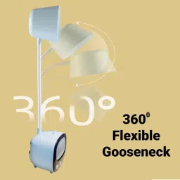 whitemen Study Table Lamp Rechargeable Desk Lamp with USB Charging for Student for Study Study Lamp image 4