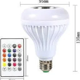 IMMUTABLE Led Bulb Bluetooth Speaker Music Light White Light SAW26 56 W Bluetooth Party Speaker image 2