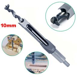 10mm 3/8 Inch Square Hole Drill Bit High-Carbon Steel Hollow Chisel Mortise for Wood-13