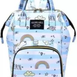 Multi-Functional Baby Diaper Bag Backpack – Durable, Spacious Sky Blue Design Normal-21