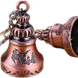 vcom Combo of 2 Guardian Bell Keychain Tibetan Bike Car Key Chain Key Chain image 4