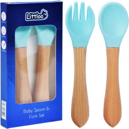 Baby Fork & Spoon Set |Specially Designed for Tiny Hands| Silicon Spoon For Kids- Silicone-16