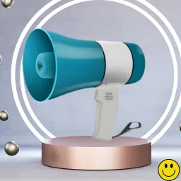 Handheld Megaphone with Siren, Microphone & Rechargeable for Outdoor EventsA467 Megaphone Portable Megaphone Siren Loudspeaker Function &Long Battery BackupW467 Outdoor PA System-2