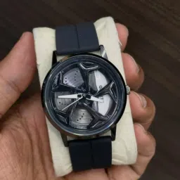 Analog Watch- For Men & Women Wheel Black Strap-image-35