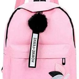 Small 12 L Laptop Backpack Woman And Girls School College Fashion Bag-image-2