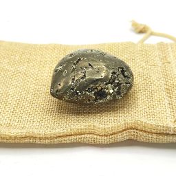 Natural-Pyrite-Heart-144gm Regular Asymmetrical Crystal, Quartz Stone-image-58