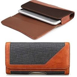 FwellT Mobile Belt pouch Waist bag Phone Holster Case cover UP To 6.5 inches Mobile Belt Pouch Waist Bag-image-96