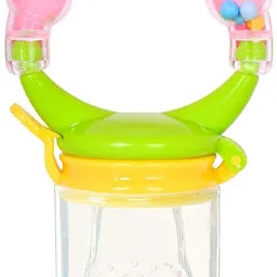 Baby Ring Style Food Fruit Feeder Nibbler Pacifier for Babies- Color May Vary Teether-26