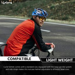 lifelong LLFAH05 Adjustable Mountain Bike Cycle Helmet with Padding & Detachable Visor Cycling Helmet image 3