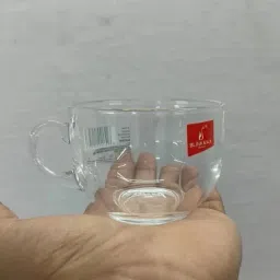 Pack of 2 Glass BLINKMAX Transparent Tea Cup Coffee Cup Set of 6 Made of Glass 150 ml-26