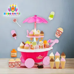 30pcs Sweet Ice Cream Trolley For kids With Music-image-10