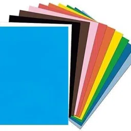 Colour Paper 100 Craft Paper For Art And Craft, Chart Paper Assorted Color Sheet NO A4 80 gsm Craft paper-4