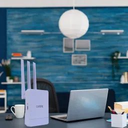 CareME Wi-Fi 6 5G Sim compatible router Connect with WiFi Camera/Mobile,Desktop,Laptop, 4G Router 2.4 GHz 300 Mbps Wifi Speed Single Band Internal & External Antenna MiFi (Sim Based) image 2