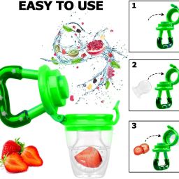 tinny tots Baby Soother With Sipper Bottle Teether and Feeder image 3