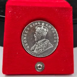 Silver King George Coin/Sikka with Box Ancient Coin Collection-21