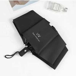 3 Fold with Auto Open and Close GREEN UV Umbrella-image-19