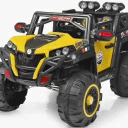 5 motor 4x4 Big Size Driving Car Remote , Mobile App Control + Steering Drive Jeep Battery Operated Ride On-12