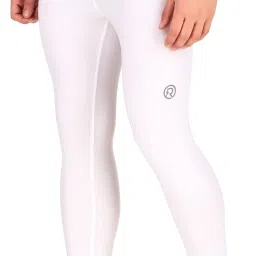 Solid Men White Tights-image-34
