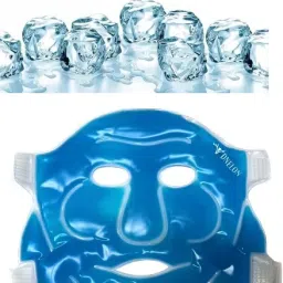 Gel Mask Cool Gel Ice Pack for Face Cold Therapy+ Eye Mask FreeFace Shaping Mask-14