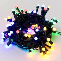 junjadiya 60 LEDs 19 m Multicolor Steady Ball Rice Lights-picture-20